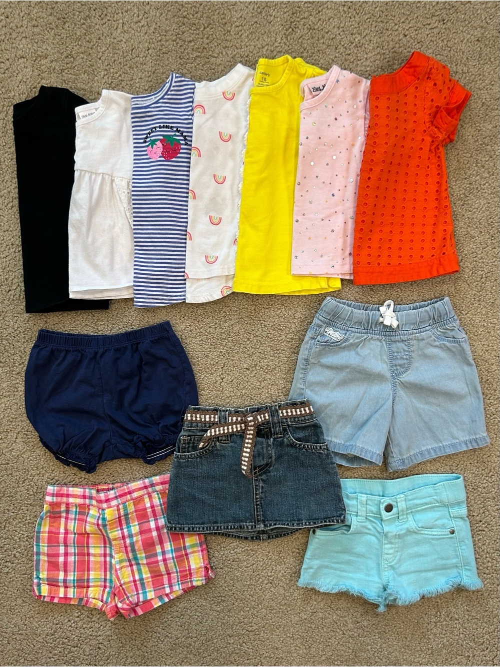 Girls Summer Clothing Bundle Size 12-18 Months